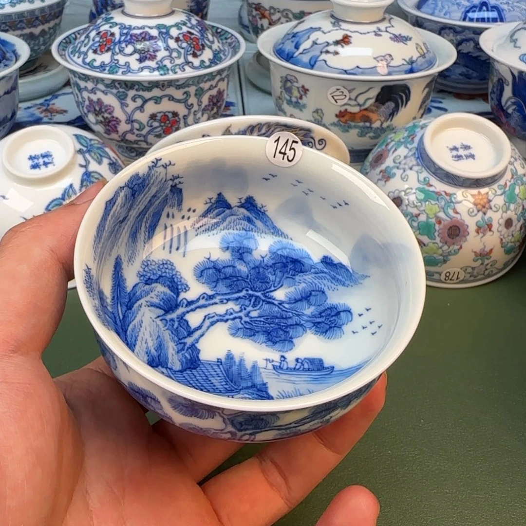 景德镇手工手绘茶具145