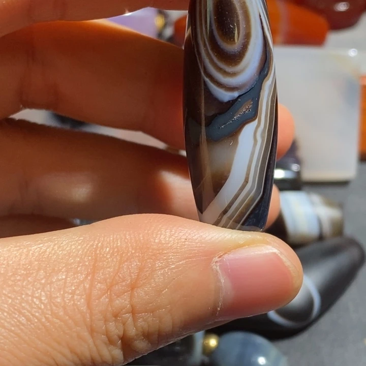 玛瑙/玉髓未镶嵌项链