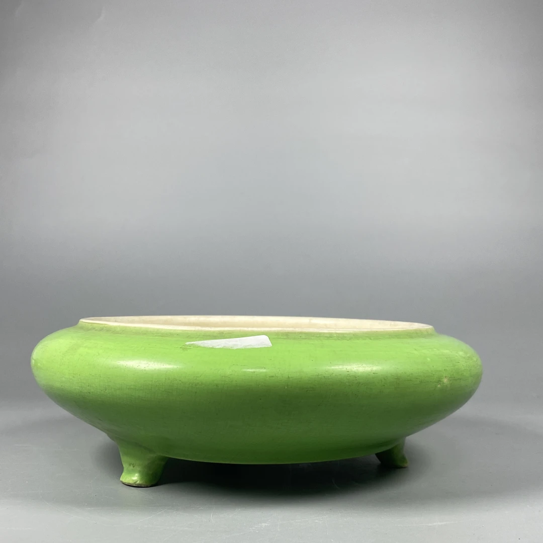 022052111 近现代 绿釉三足洗/DB/云南省文物总店