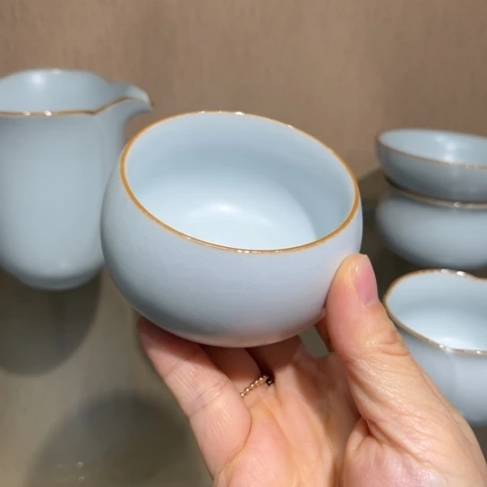 瓷片大宋名窑汝瓷茶具