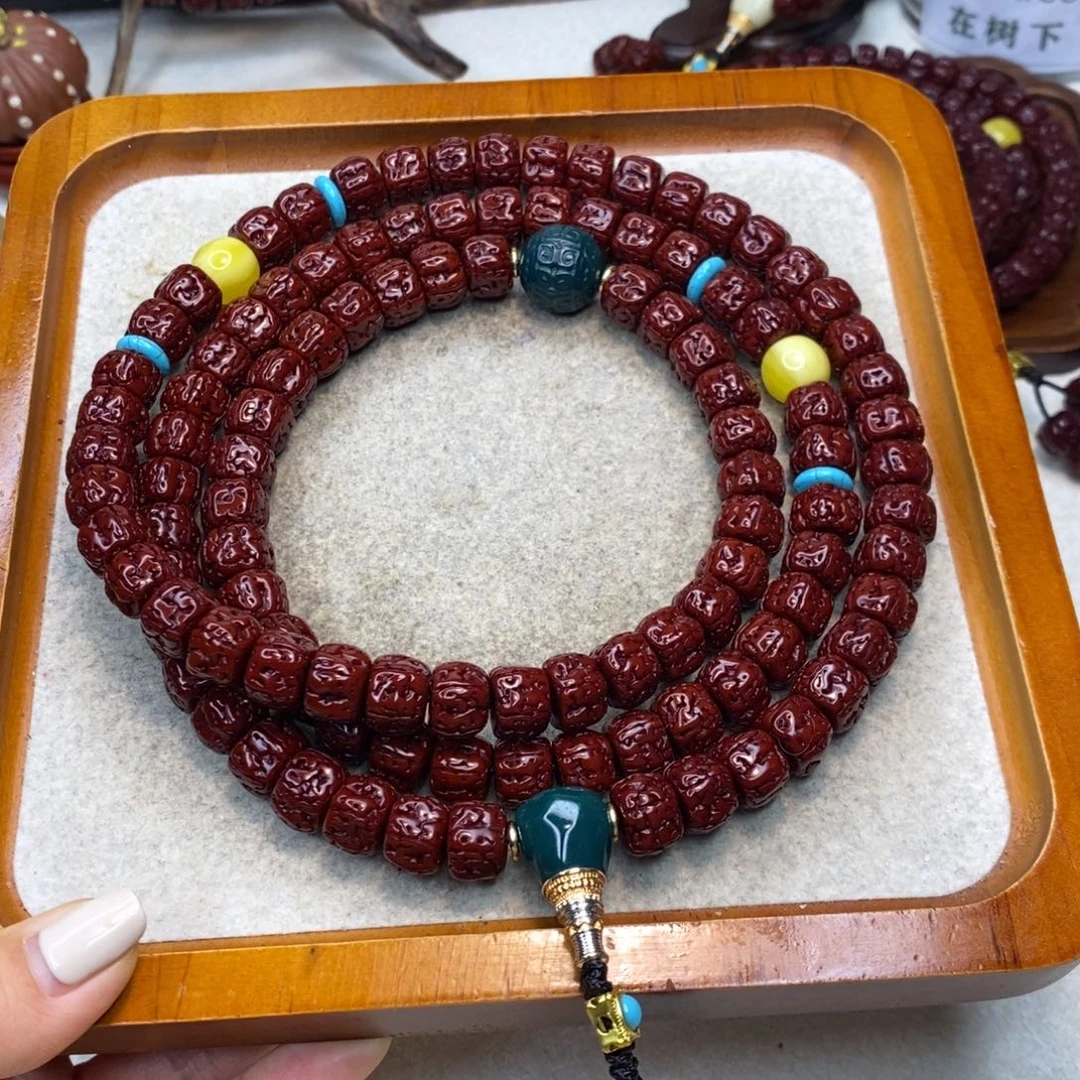 金刚菩提吊坠盘龙108   12