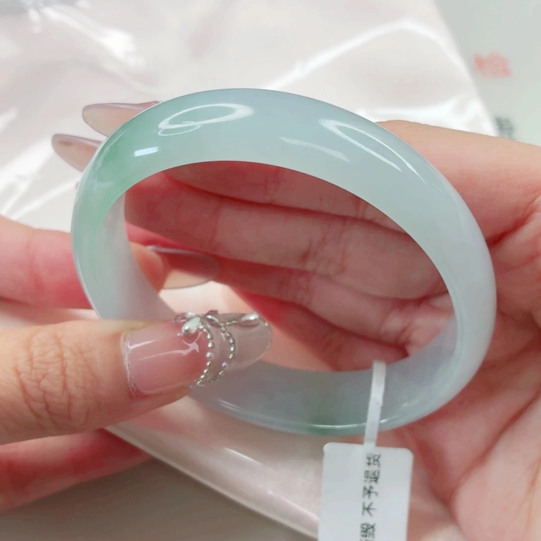 翡翠未镶嵌手镯贵妃57.5圈x507