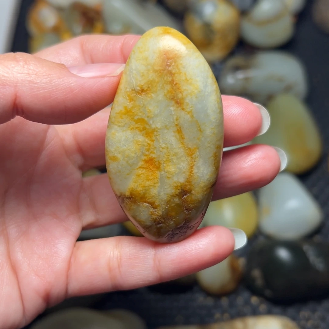 和田玉未镶嵌挂件A59