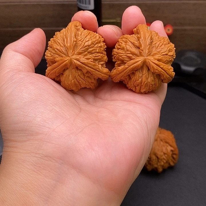 五***门把件文玩核桃白奔