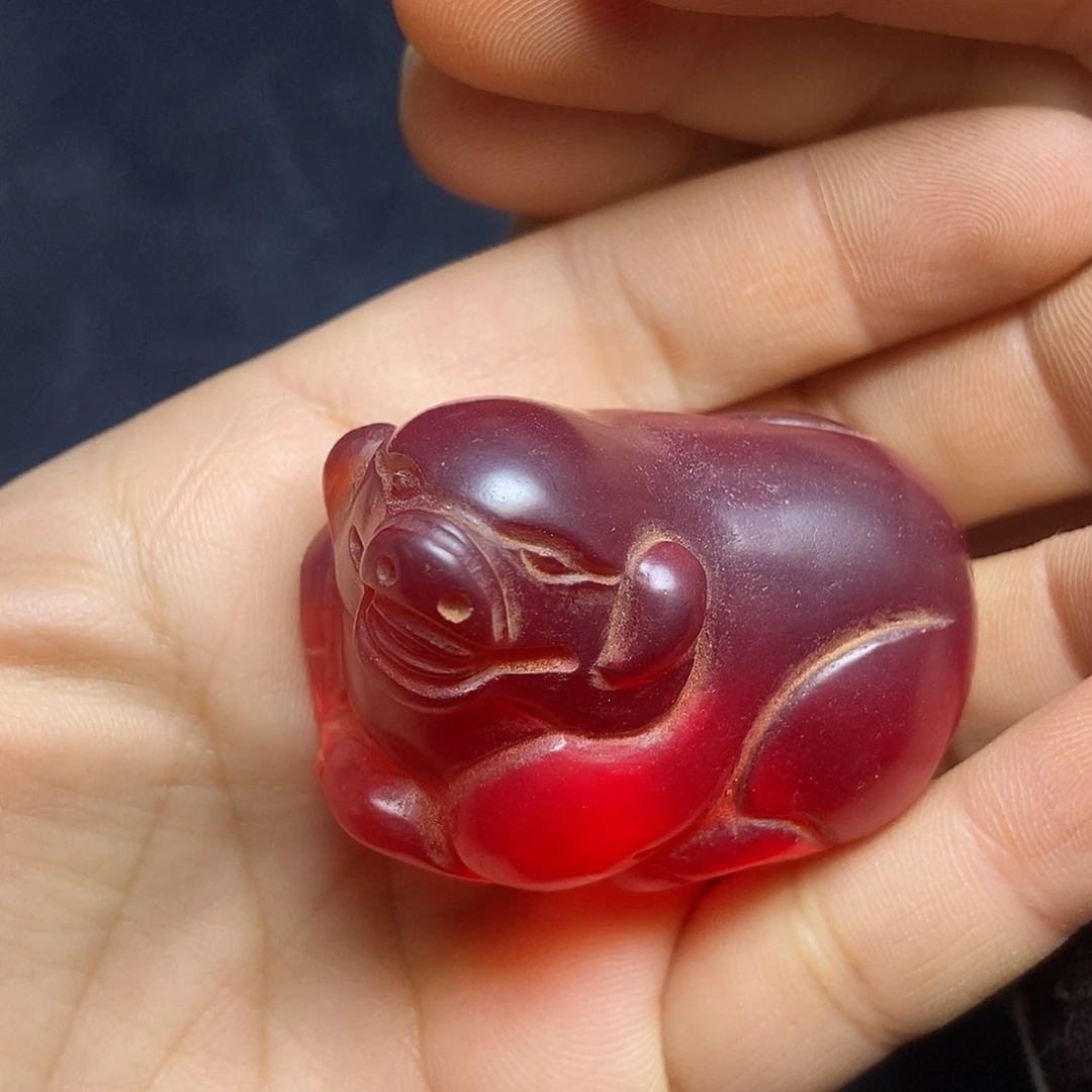 白玉菩提吊坠精品文玩