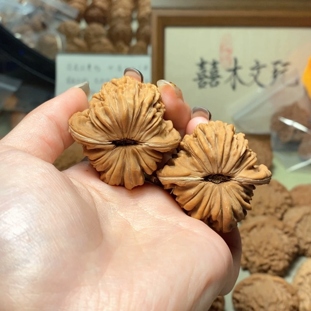 把件文玩核桃43四座楼