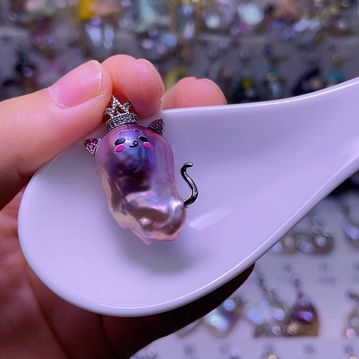 M***e合金颈饰淡水珍珠08