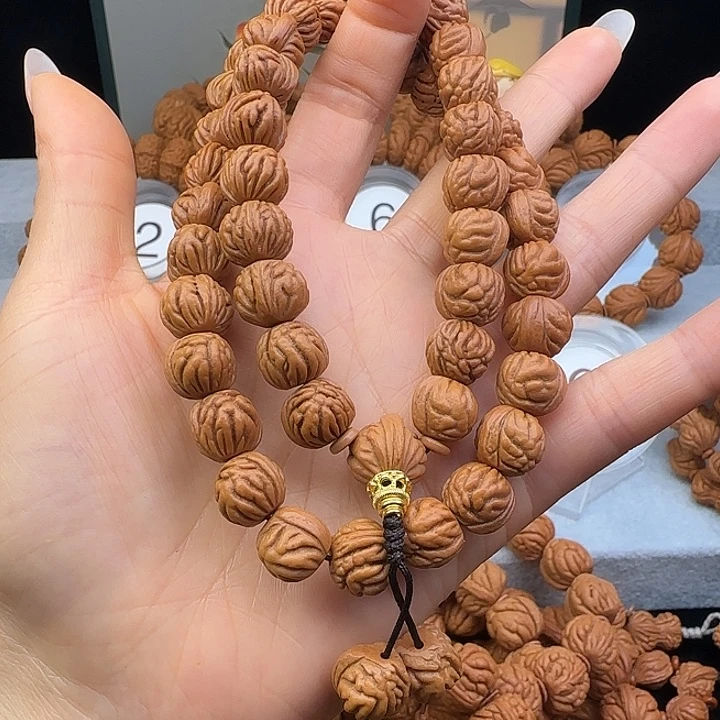 文玩核桃手串小金豆手持
