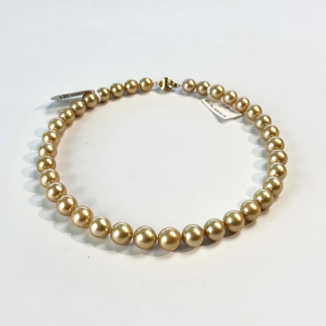 【宠粉福利】气质富贵10-12mm南洋金珠满串珍珠项链（含吉尔德）