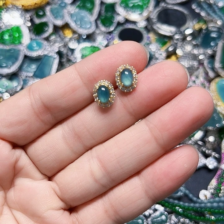 翡翠未镶嵌颈饰天然翡翠A货镶嵌