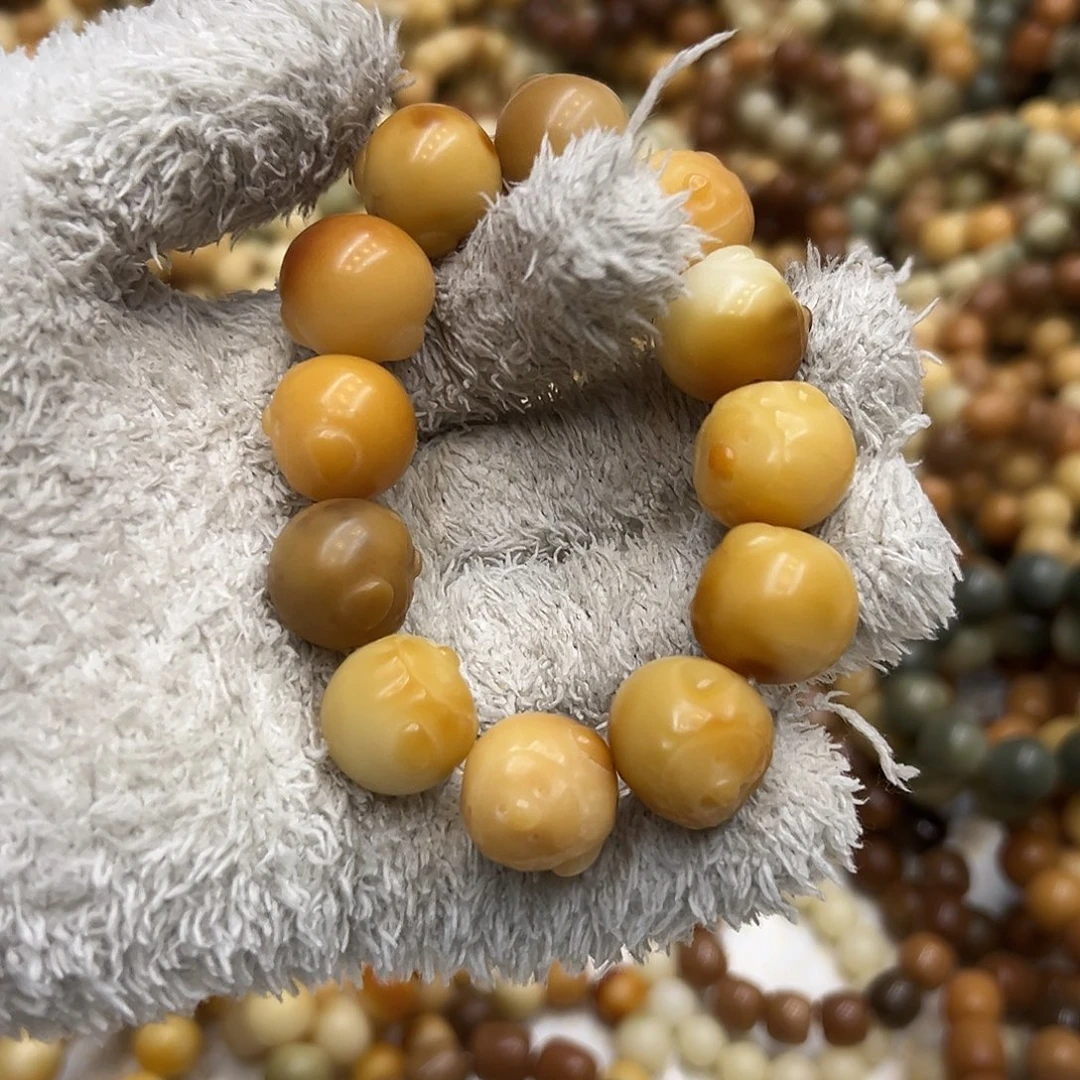 菩提根/象牙果吊坠优*瑕疵猪头