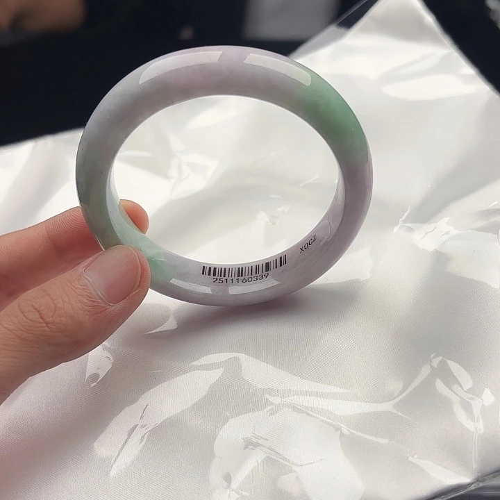 翡翠未镶嵌手镯x25859