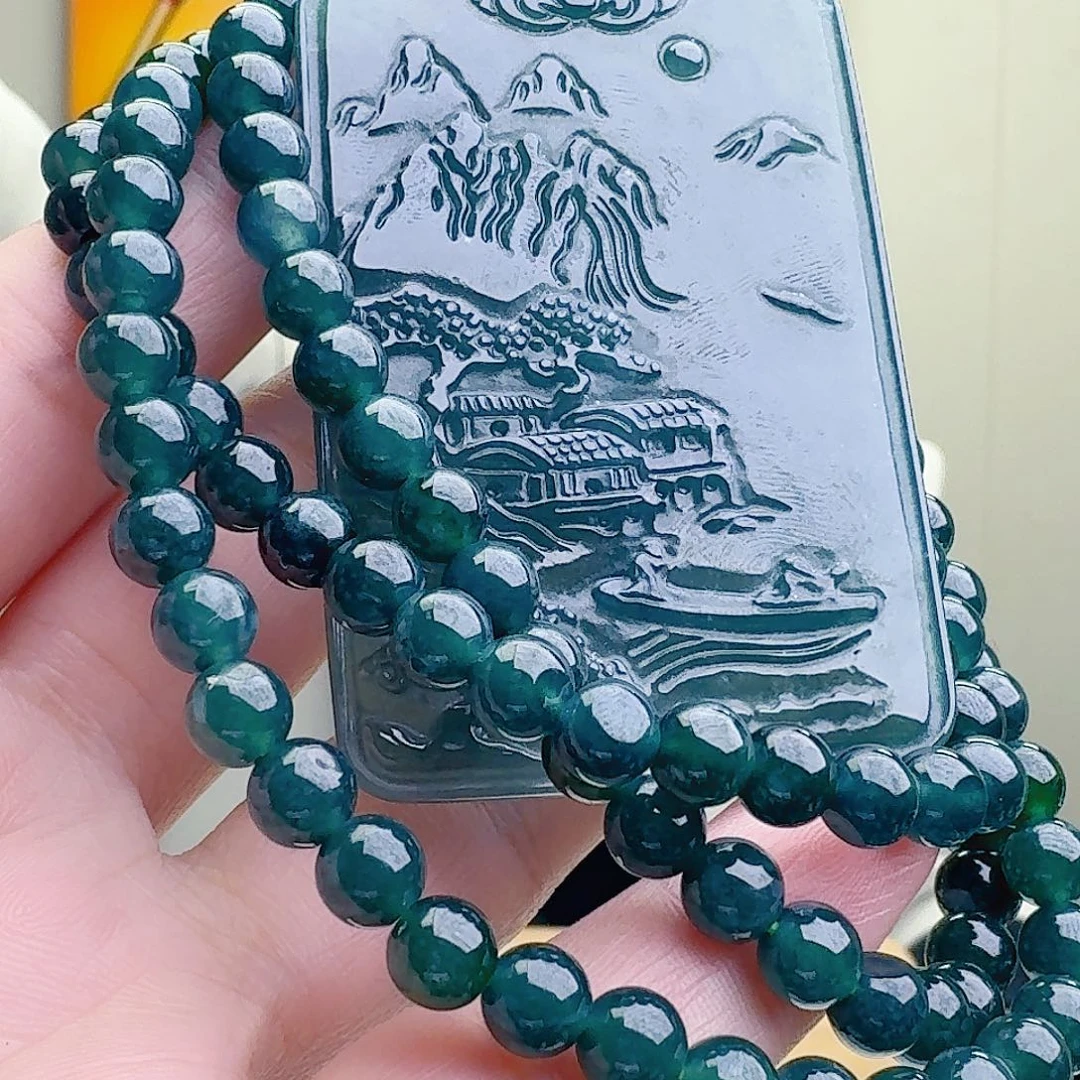 翡翠未镶嵌颈饰ttt6666
