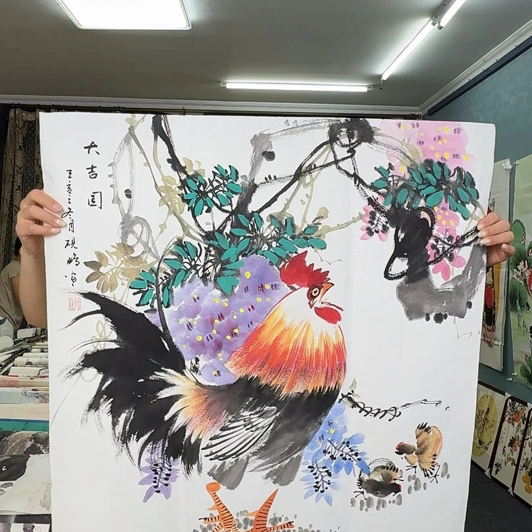 纯手绘年画好作品