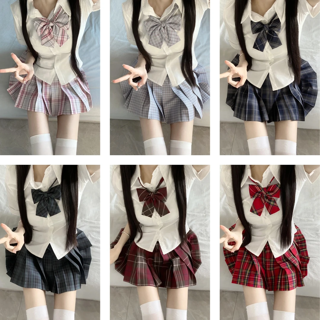 椿日纪jk制服格裙原创正品春夏季日系学生女装学院风校供格裙