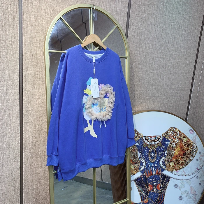 BR794孕妇蓝色卫衣90-150