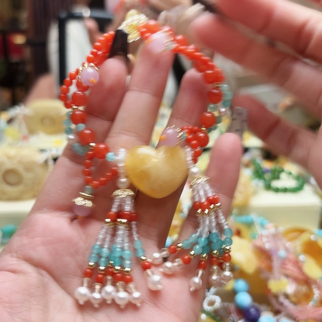 琥珀手链未镶嵌琥珀