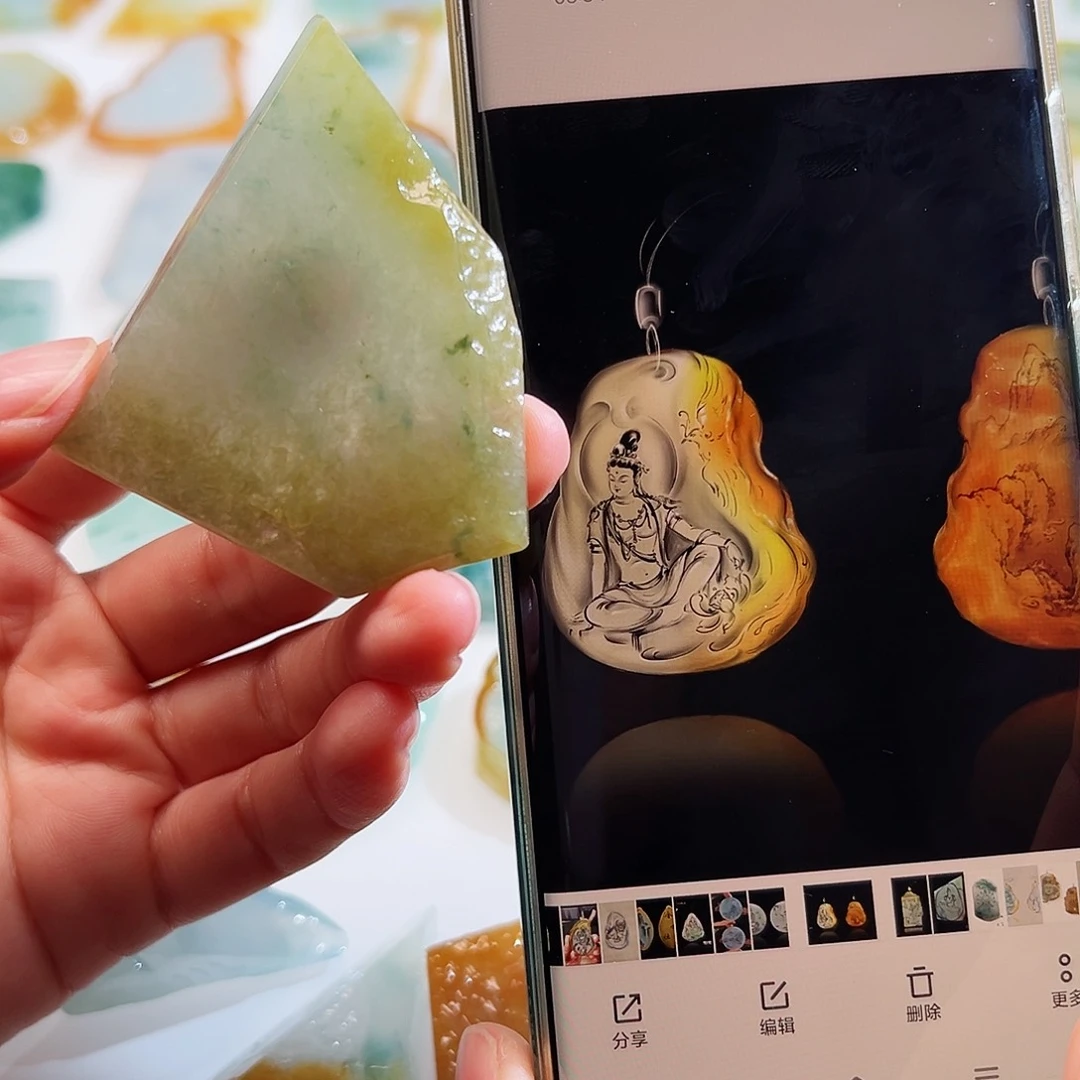 定制翡翠未镶嵌翡翠定制