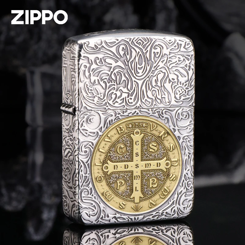 ZIPPO/之宝打火机1941复刻拉丝鎏金-康斯坦丁男士新春礼DY9913FK