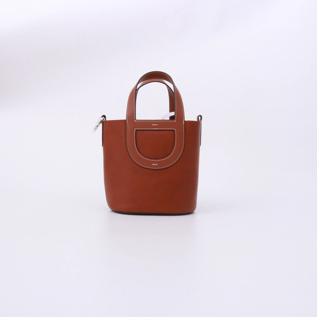 JINGQII【菜篮子/18】福宝棕-福宝皮 菜篮子包 手提女包 30636