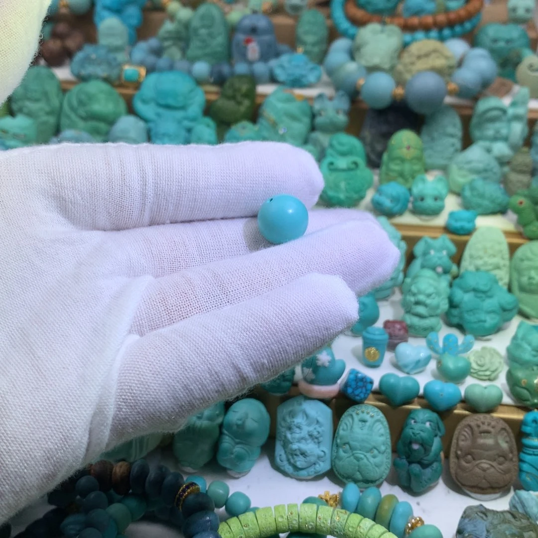 悟***空绿松石未镶嵌手链