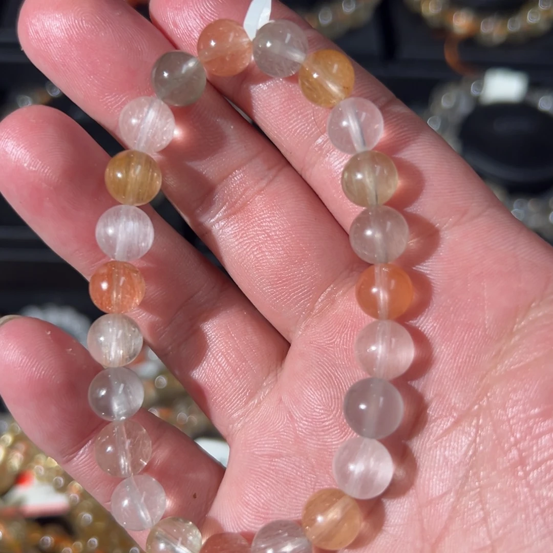 未镶嵌手链水晶兔毛