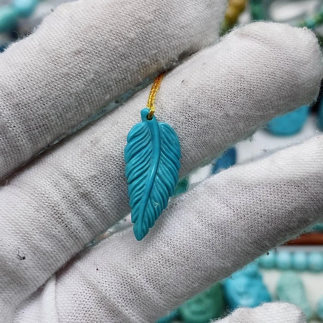 绿松石珠宝奇石未镶嵌