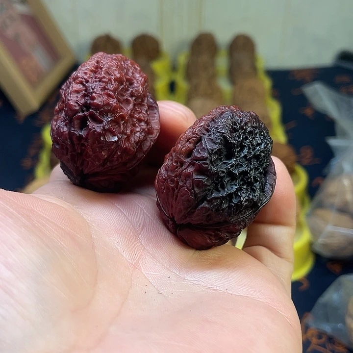 文玩核桃把件41七彩蝴蝶蟾43