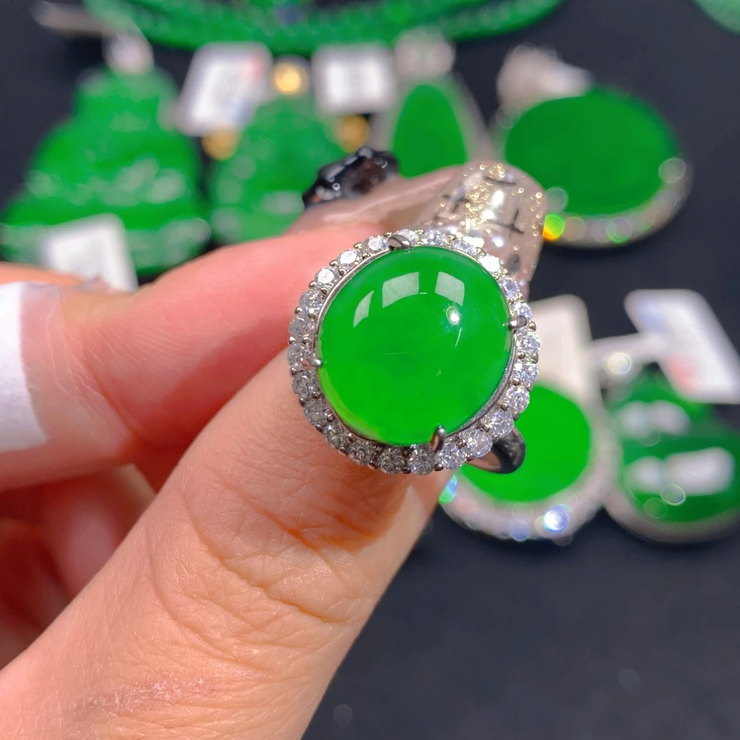 翡翠颈饰银S925镶嵌11111111111