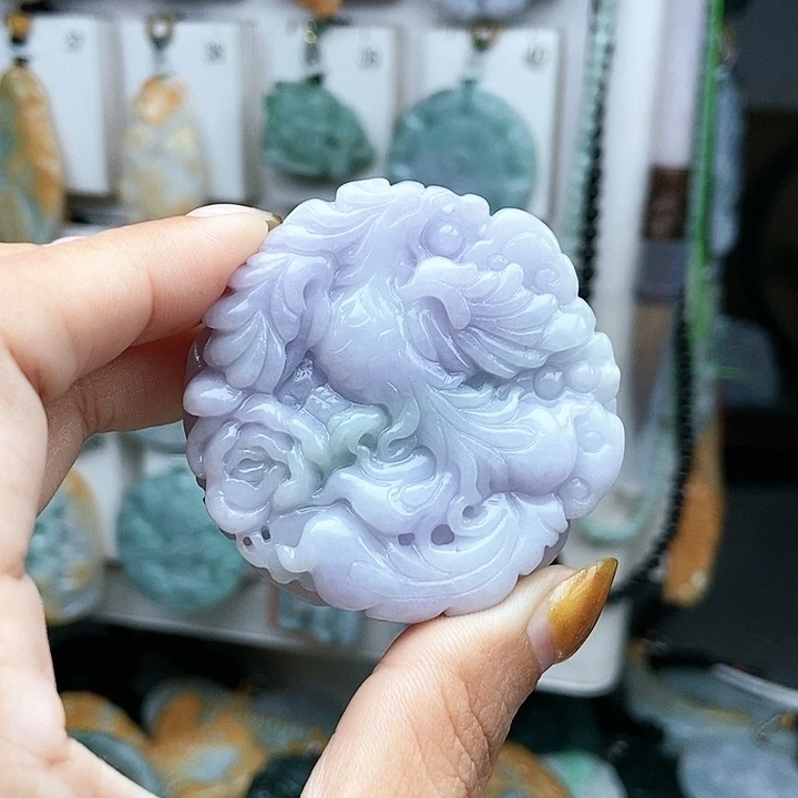 翡翠未镶嵌颈饰湘****静翡翠