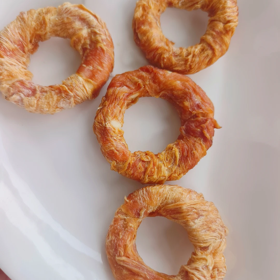 宠物零食【鸡肉牛皮圈】营养耐咬，适合小型犬磨牙洁齿