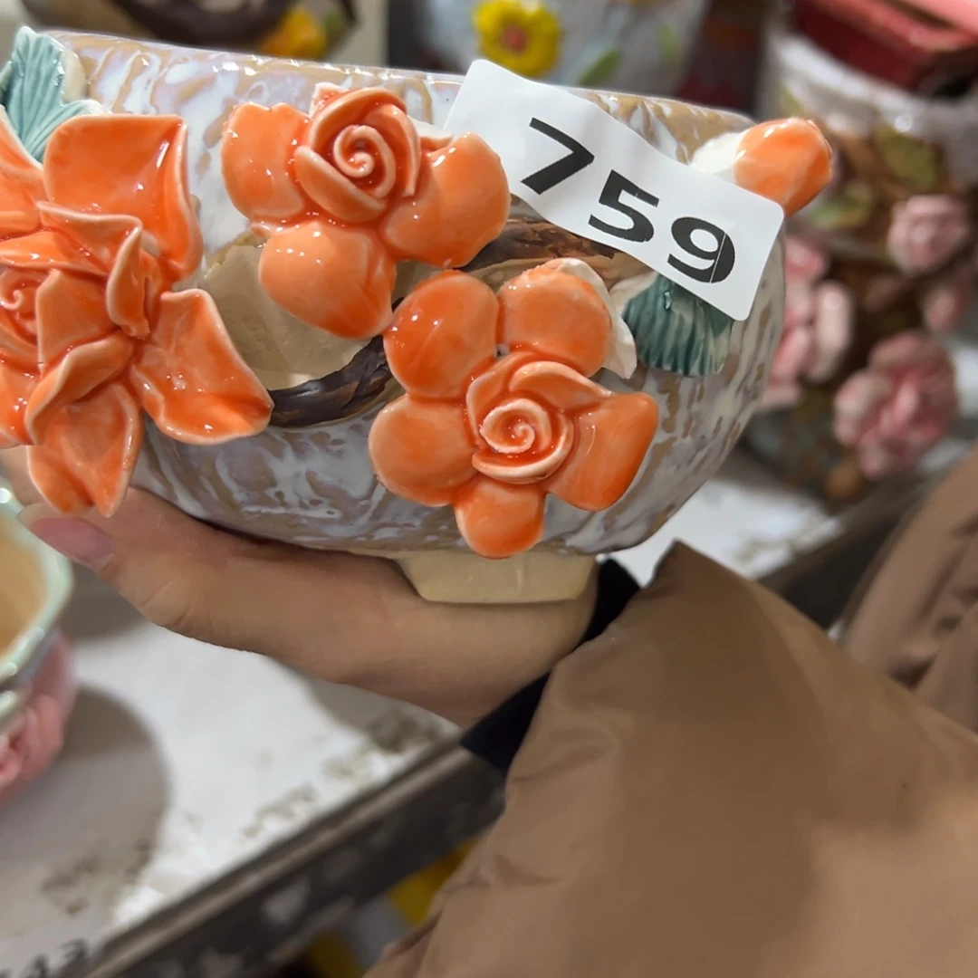 花盆，满20米发货爱退款拉黑瑕疵759