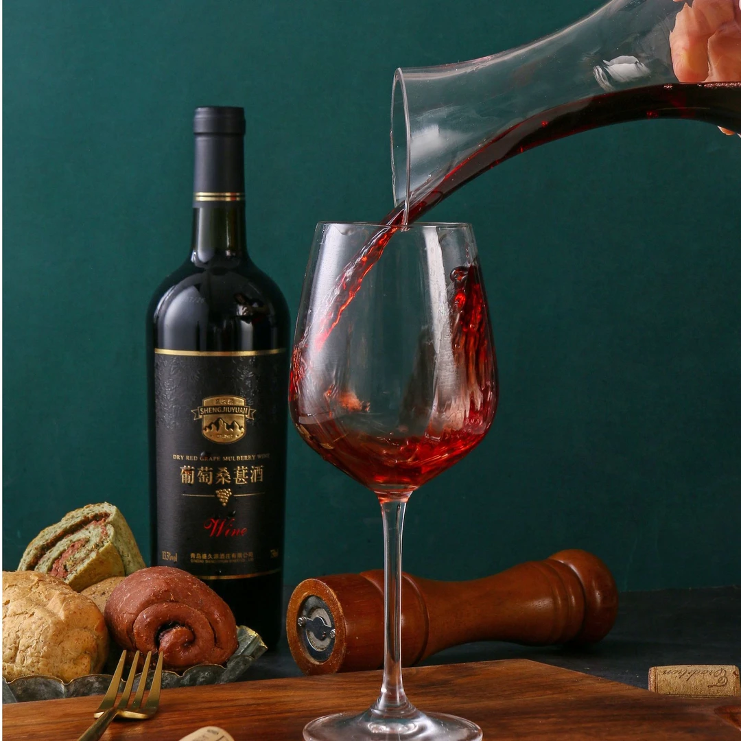 盛久源桑葚干红葡萄酒 750ml 果香浓郁经典款赤霞珠红酒