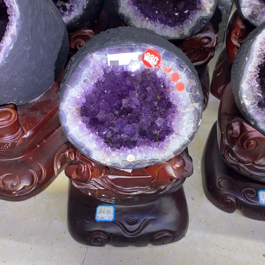 紫晶摆件未镶嵌莹