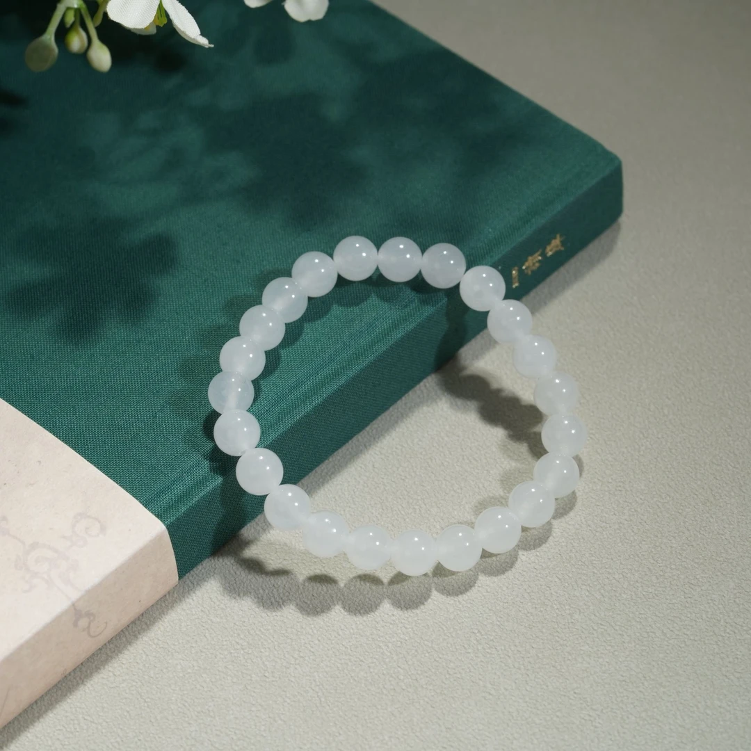【小池专属】和田玉白玉手串 8mm CB3242