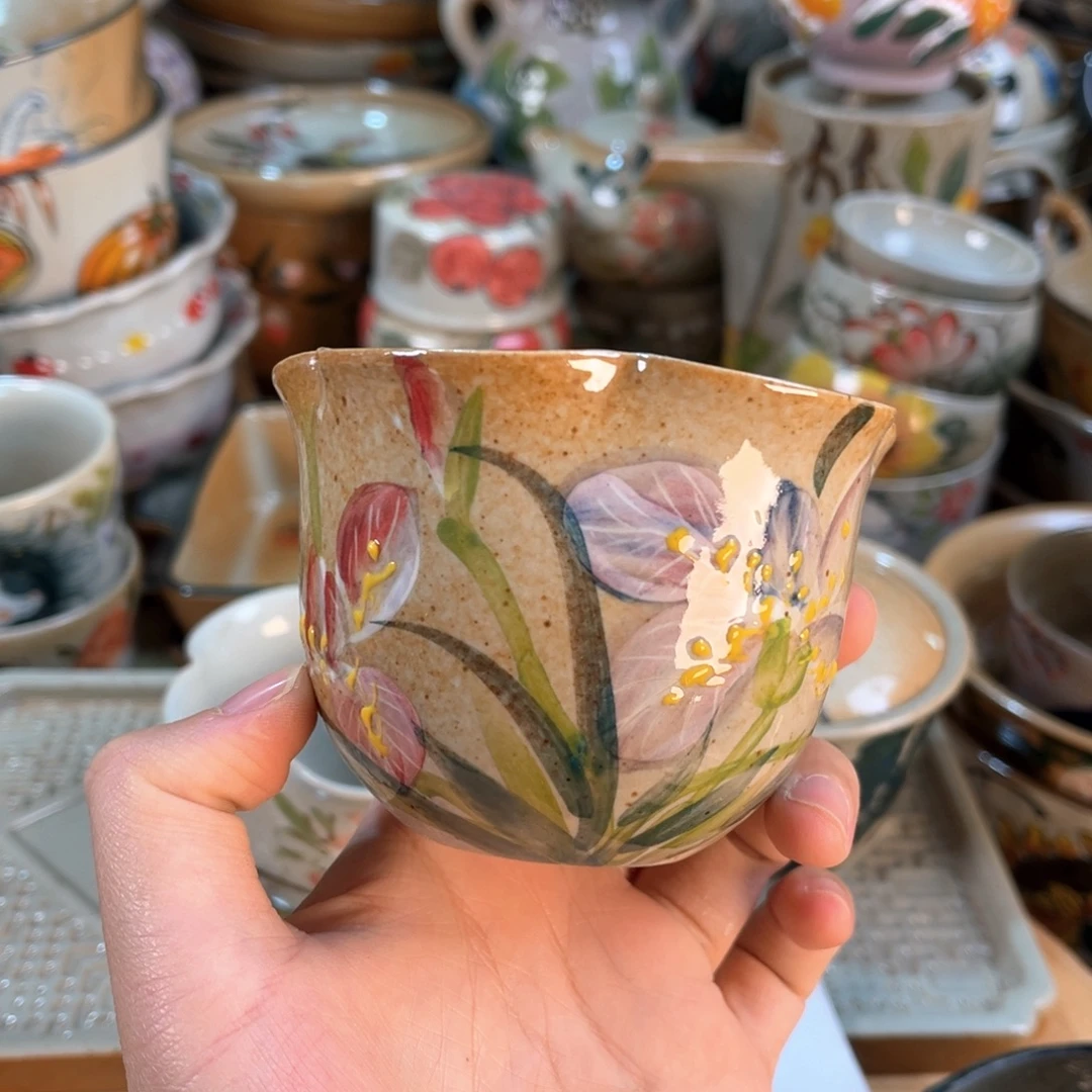 景德镇手工手绘杯