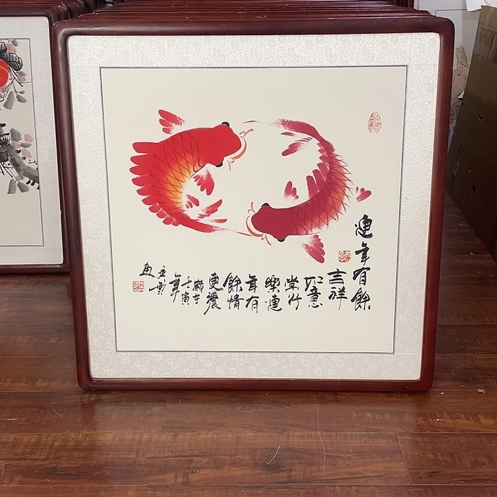 国画带框尺寸63*63厘米