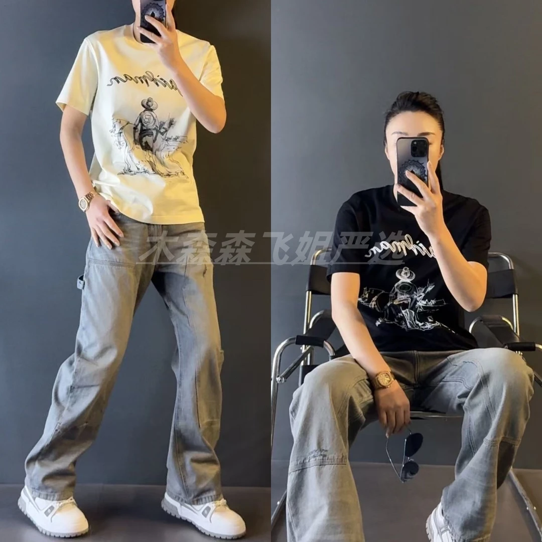 男士时尚提花短袖26151夏季新款时尚个性提花简约休闲短T