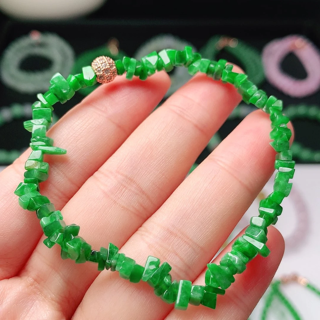 未镶嵌手链翡翠翡翠