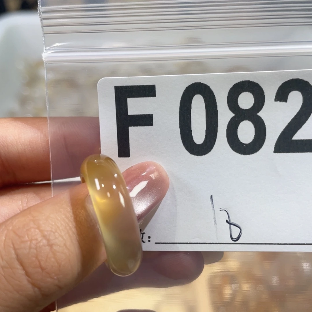 玛瑙/玉髓戒指未镶嵌082