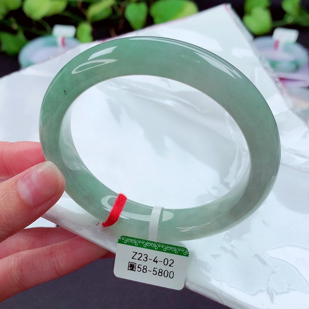 翡翠未镶嵌手镯缅甸天然a货翡翠手镯