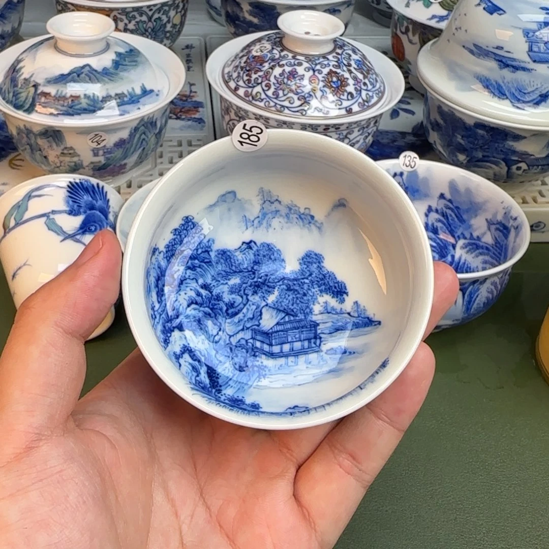 彦祖纯手工手绘茶具185