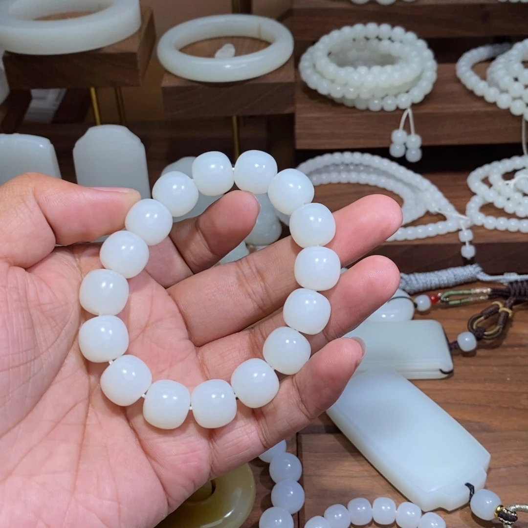 未镶嵌手链和田玉（糖玉）明****师