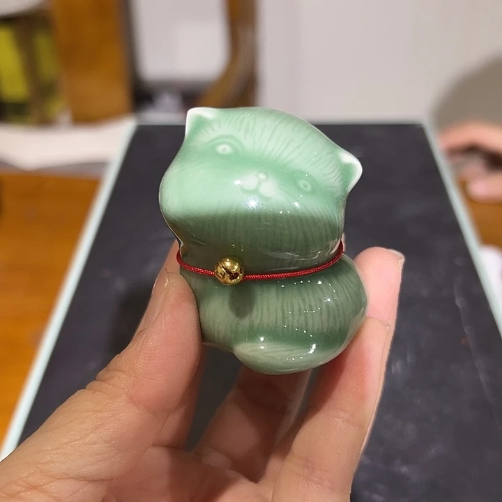 龙泉云间青瓷小米茶器