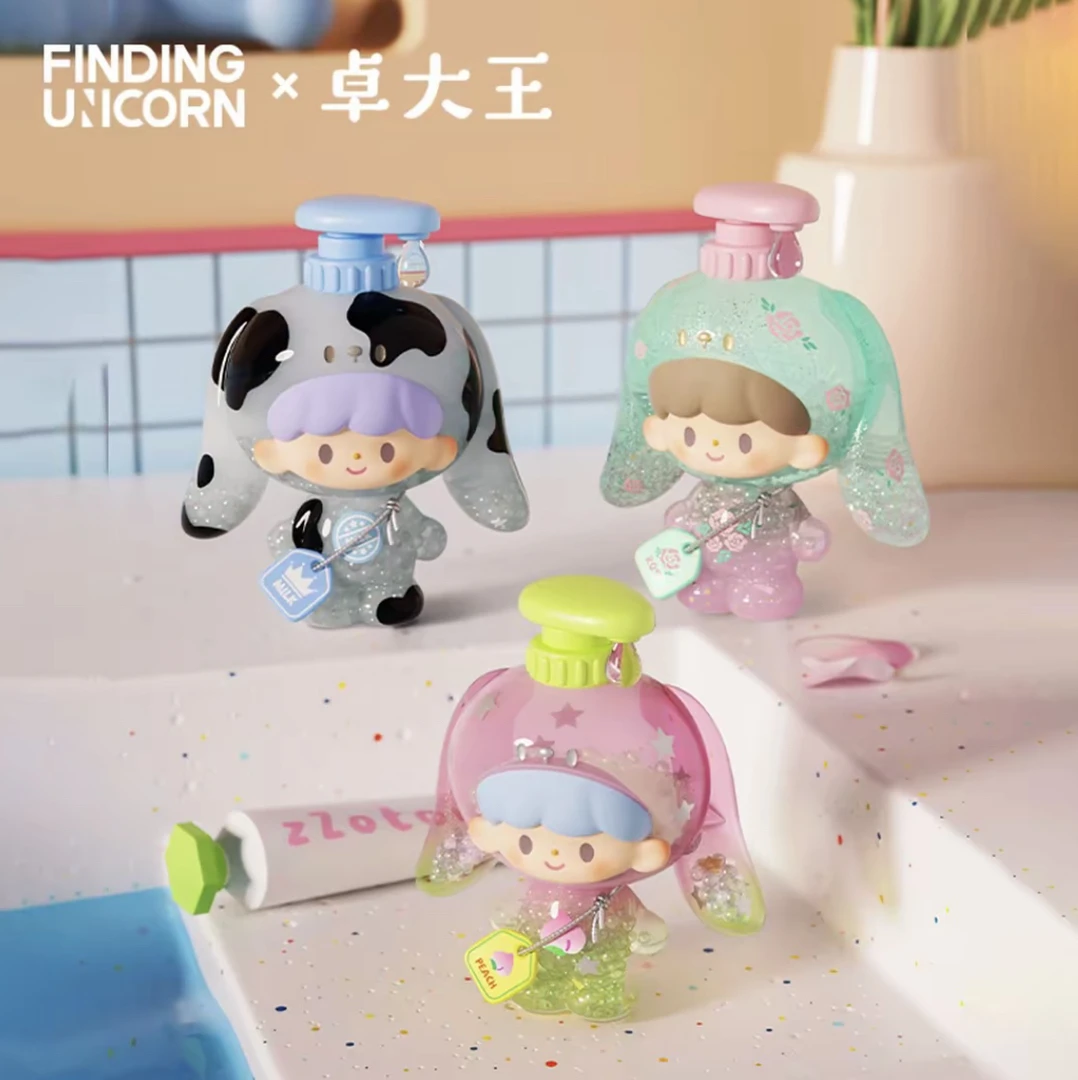 【逸黑拆盒】卓大王-我爱洗澡系列盲盒盲袋可爱桌面摆件