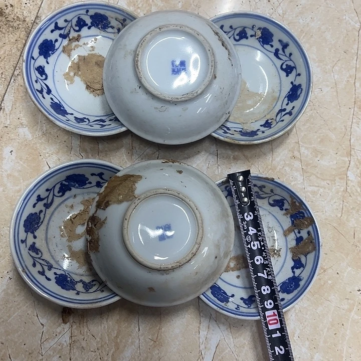 摆件陶6个10厘米芙蓉花味叠