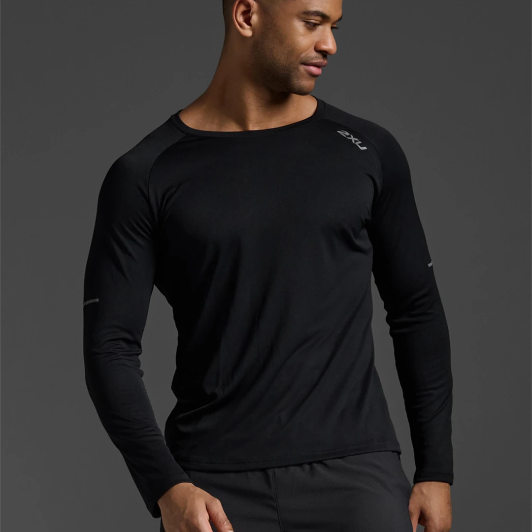 2XU Aero系列速干长袖 运动修身上衣女户外休闲跑步健身速干