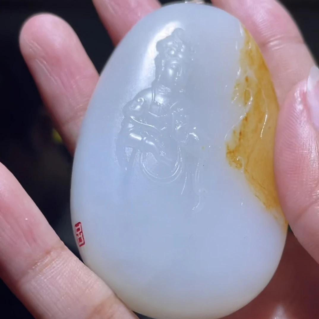 手把件货玉石把玩件文玩摆件D2