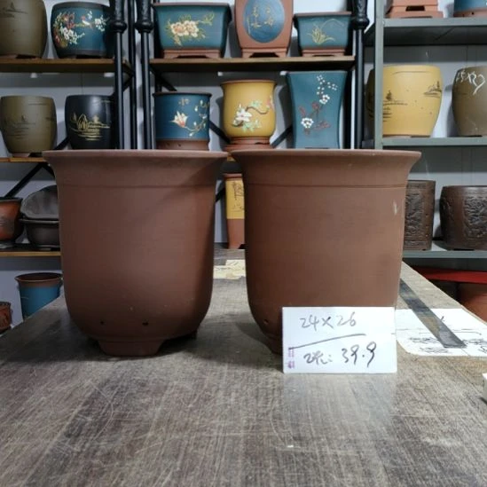 紫砂花盆库存尾货清仓