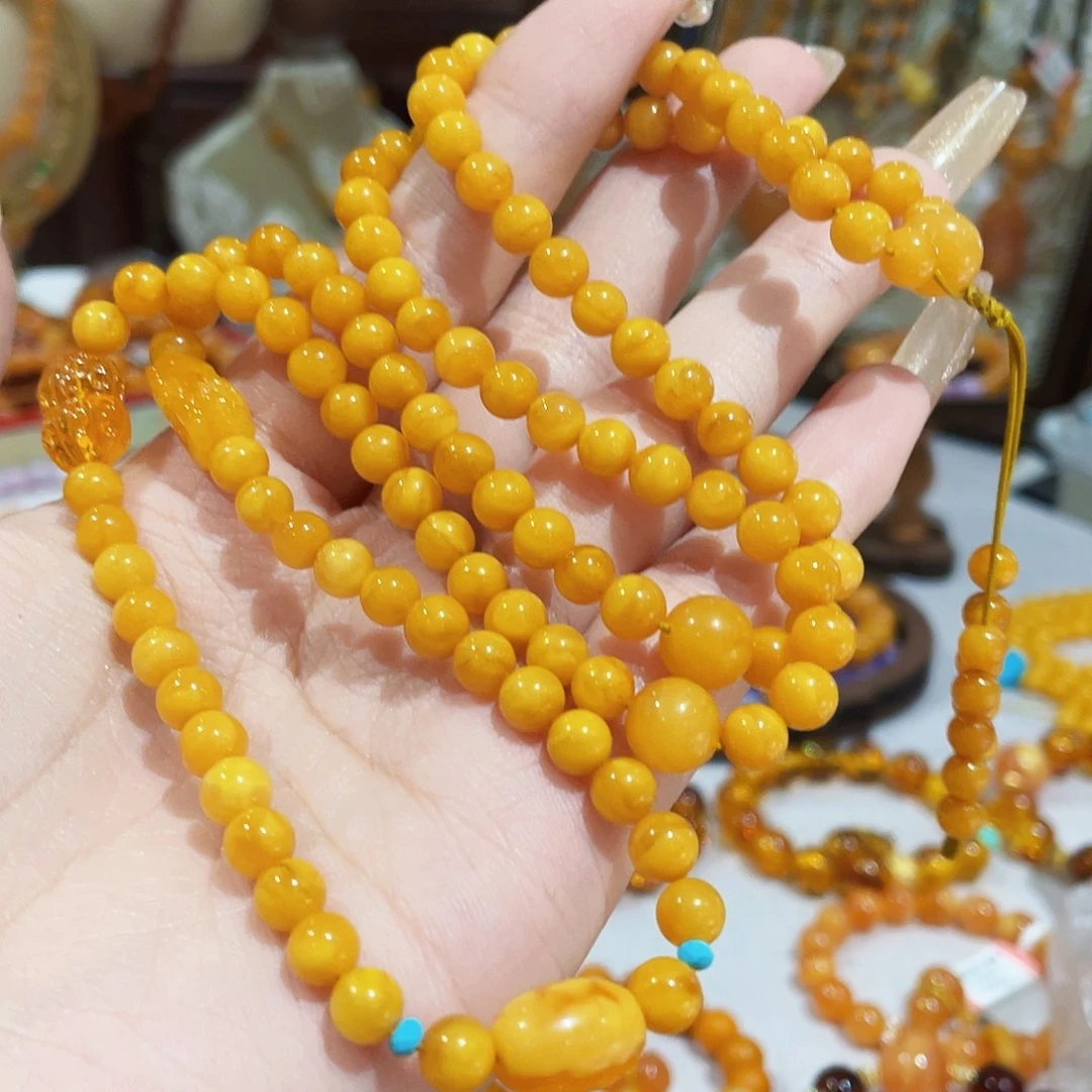 蜜蜡未镶嵌手链手串